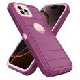 thumbnail image 3 of Asuwish Compatible with iPhone 16 Pro Max 6.9 inch Phone Case Hybrid Rugged Shockproof Hard Protective Drop Proof Full Body Heavy Duty Mobile Cell Cover for iP16M i16 ProMax 16ProMax Women Men Purple, 3 of 7