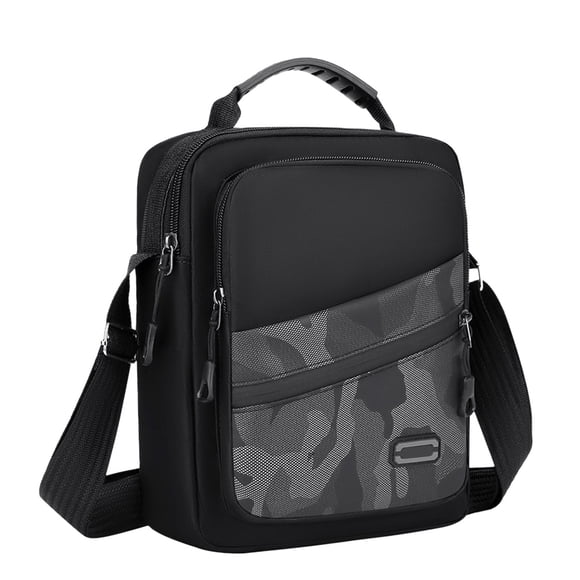 Bolso bandolera de camuflaje,impermeable,con múltiples bolsillos,de gran capacidad,estilo casual,ideal para viajes,trabajo y actividades al aire libre.Ligero,con correa ajustable y