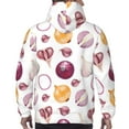 thumbnail image 5 of Hoodies for Men - Onion garlic funny Long Sleeve Comfrt Men'S Fashion Hoodies & Sweatshirts, Sweatshirts for Men Hoodies Pullover Clothing Clothes with Pouch, 5 of 7