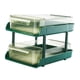 thumbnail image 3 of Organizador de escritorio con 2 pequeñas cajas de almacenamiento y doble asa. Verde oliva, 3 of 9