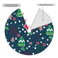 thumbnail image 4 of Kll 36" Christmas Tree Skirt Christmas Xmas Tree Skirts Mat For New Year Xmas Holiday Party Indoor Outdoor Home Decoration, 4 of 9
