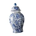 thumbnail image 4 of Jarrón de cerámica con tapa para jengibre, de porcelana, para encimera o oficina. Tarro general hexagonal, 4 of 9