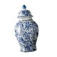 thumbnail image 4 of Jarrón de cerámica para jengibre, de porcelana, con tapa, para guardar té mandarín. Tarro general hexagonal, 4 of 9
