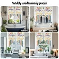 thumbnail image 6 of Happy Birthday Swag Valances for Windows 2 Pack Colorful Candles Pentagram Swag Kitchen Curtains 45 Inches Long Rod Pocket Short Window Treatment for Kitchen Bathroom 36"x45", 6 of 8