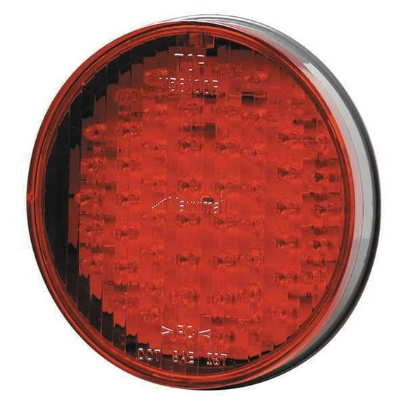 Maxxima M56100R Red 4" Round Stop/Tail/Turn Light