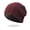 A, variant on Under 5$ Hot Sales Summer Sales Womens And Mens Warm Thick Knit Sweater Hat Plus Fleece Warm Hat Black