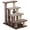 Brown, variant on Zootealy 4-Level Cat Stairs for High Bed, 23.5in Jute Scratching Posts