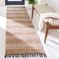 thumbnail image 2 of SAFAVIEH Vintage Leather Crawford Striped Runner Rug, Brown/Natural, 2'3" x 9', 2 of 11