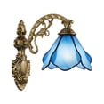 thumbnail image 2 of Outdor Stained Glass Wall Sconce LED Light Fixture For Home Bedroom Living Room Corridor Ambient Decorative Lighting, 2 of 6