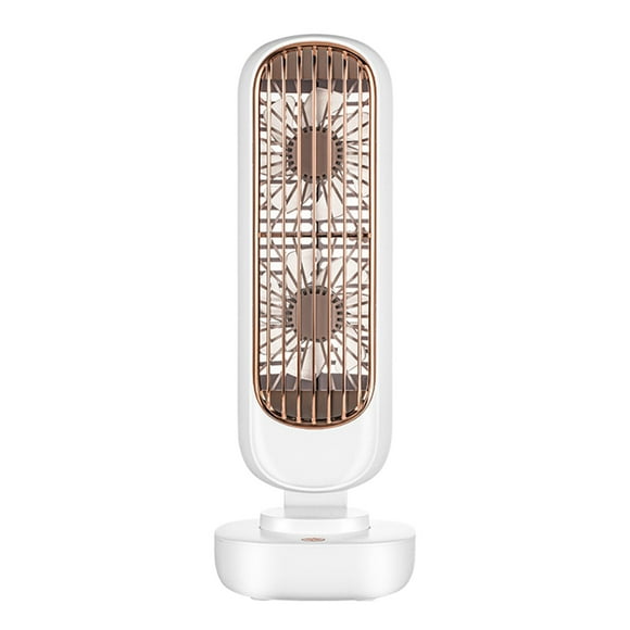 Binwennn Mounted Desk Fan Rechargeable Clip on Fan Portable Charger Fan Small New Retro Twin Leaf Tower Fan Desktop Fan Vertical Portable Charging USB Small Fan