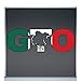 thumbnail image 3 of GTO Guanajuato Bandera Mexico Sticker Decal Calcomania Estampa (12"x4"), 3 of 4