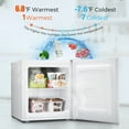 thumbnail image 7 of WAA Mini Freezer,1.1 Cu.ft Upright Freezer with Reversible Single Door,Removable Shelves,Small Freezer with Adjustable Thermostat for Home/Kitchen/Office (White), 7 of 7