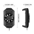 thumbnail image 3 of NARABB Universal Mini Mobile Phone Cooler Phone Cool Fan Case Radiator Turbo Cool Heat Sink For Cell Phone Cool System, 3 of 9