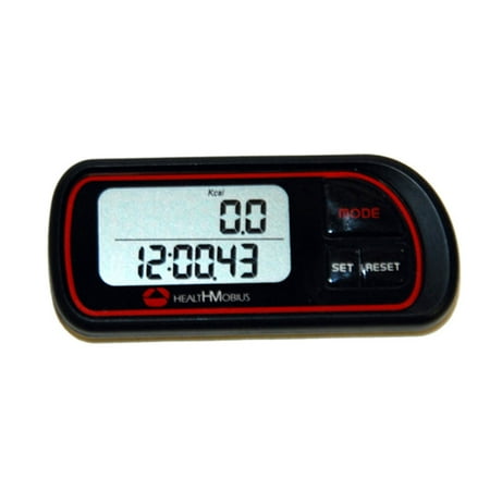 Health Mobius PD-926 5 Function Walking Pedometer 3D-Great (Best Place To Wear A Pedometer)