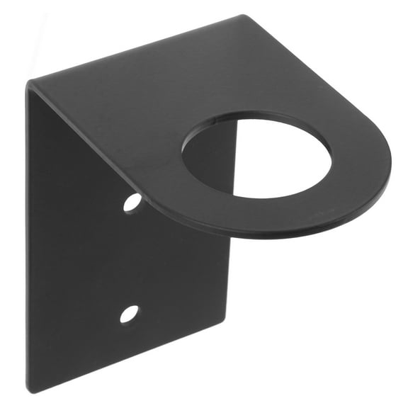 HOMEMAXS Soap Bottle Dispenser Holder Stainless Steel Wall Mounted Hand Pump Stand Shampoo Storage Shelf Jar Hanger Hanging Rack Lotion Container Holder For Kitchen Bathroom Black