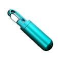 thumbnail image 2 of Pill Holder Keychain Lightweight Multi Purpose Metal for Office Picnic Purse Green, 2 of 8