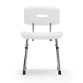 thumbnail image 6 of Medline Bath Chair with Backrest & Microban® for Disabled, Seniors & Elderly Bathroom Transfer Inside Shower,Tub,Bathtub – 300 Lbs. Capacity, White, 6 of 6