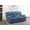 Blue, variant on Roundhill Furniture Blitz Transitional Manual Reclining Loveseat, with Cup holders, Sand