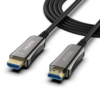 FURUI Fiber HDMI Cable 4K 50ft 60Hz, Fiber Optic HDMI Cable 2.0b HDR, ARC,  HDCP2.2, 3D, High Speed 18Gbps Sub-sampling 4:4:4/4:2:2/4:2:0 Slim and  Flexible HDMI Fiber Optic Cable - Black : 