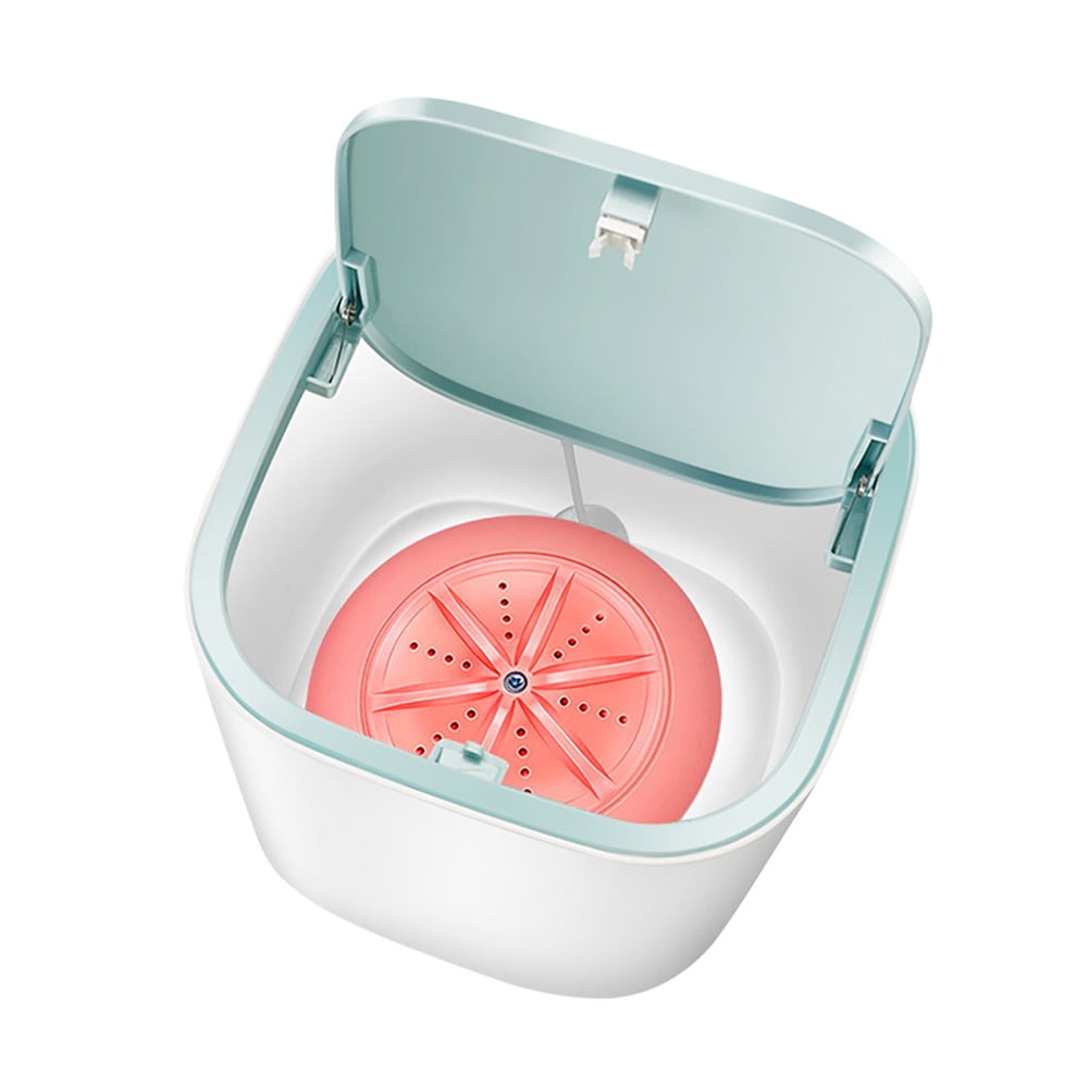 YIYIYI Ultrasound Vortex Washing Machine Mini Portable Travel Washer Underwear Socks Small Super Shock Wave Washing Machine
