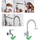 thumbnail image 4 of Upgrades Tap Air Ummeister Metal 18 cm Height Kitchen Tap Approach Water Saving Splash Proof Flexible for the Kitchen, 4 of 5