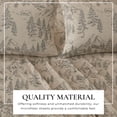 thumbnail image 2 of Great Bay Home Rustic Inspired Microfiber Sheet Set (Twin, Bear Mountain), 2 of 7