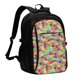 thumbnail image 1 of Fotbe Colorful Fish 2 Mochila con Estampado y Puerto USB para Hombre y Mujer, Mochila Antirrobo, Mochila de Viaje, Mochila Escolar, Mochila Universitaria, 1 of 7
