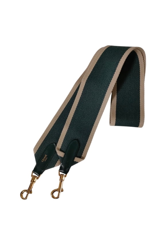 Pre-Owned CELINE Celine Bicolor Long Shoulder Strap 49S012AD8.31MN Green Women's