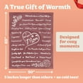 thumbnail image 3 of Gifts for Mom, Blanket for Mom Gifts, Mom Birthday Gifts from Daughter & Son, I Love You Mother Daughter Gift Ideas, Present for Mom Blanket, Best Mother in Law, Throw Blanket 65" × 50" (Silver), 3 of 5