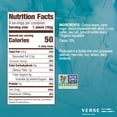 thumbnail image 2 of Verse Chocolate 70% Dark Chocolate Sea Salt Squares, 3g Cane Sugar, Individually Wrapped (9 Count, 1 Pack), 2 of 7