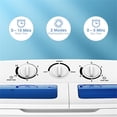 thumbnail image 2 of Pemberly Row Portable Mini Compact Twin Tub 20lb Washing Machine White, 2 of 4