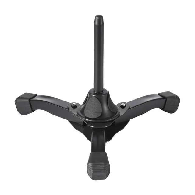 lionlar Clarinet Stand Holder 3 Leg Metal Support for Clarinet Flute Wind Instrument black