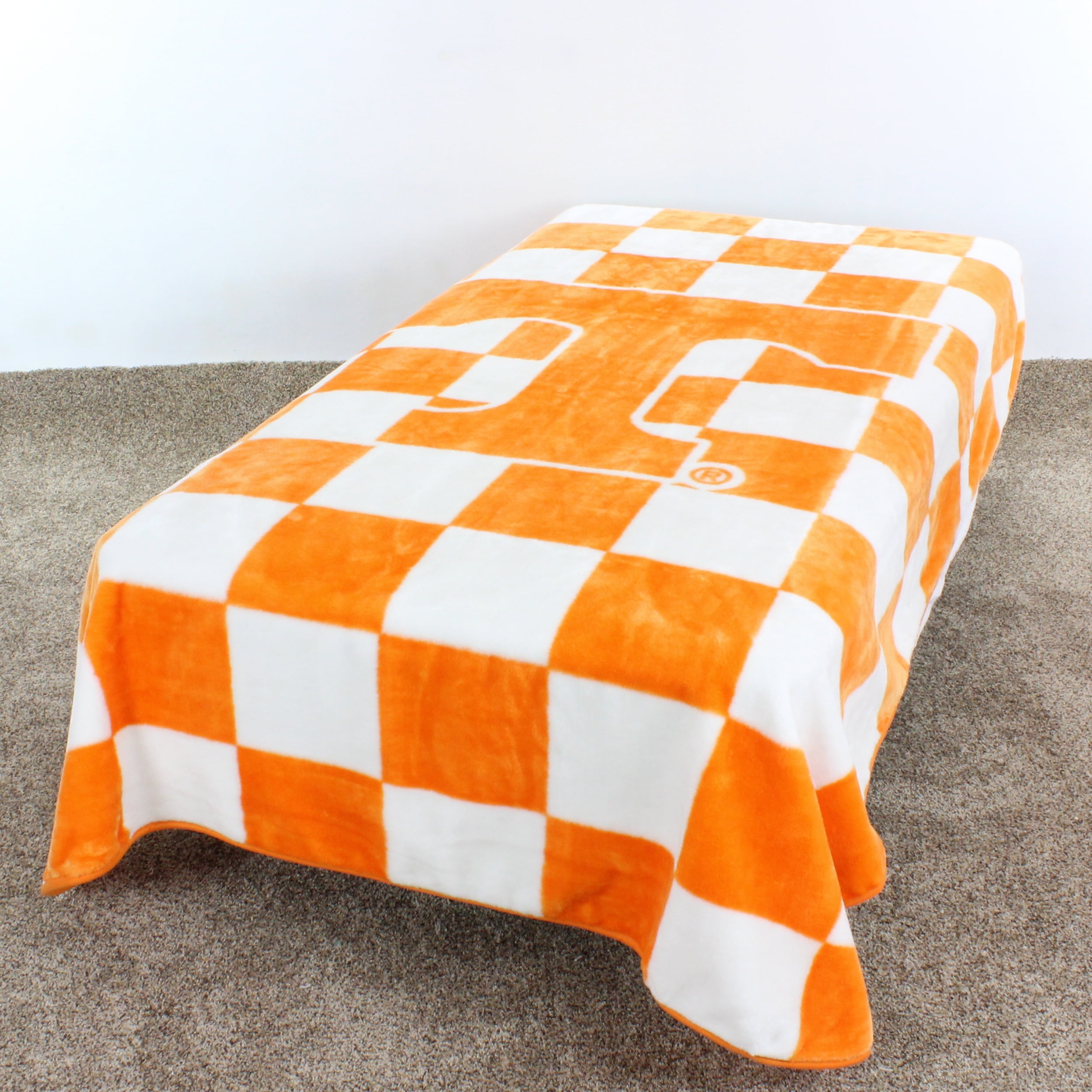 College Covers Tennessee Volunteers Huge Raschel Throw Blanket Bedspread 86