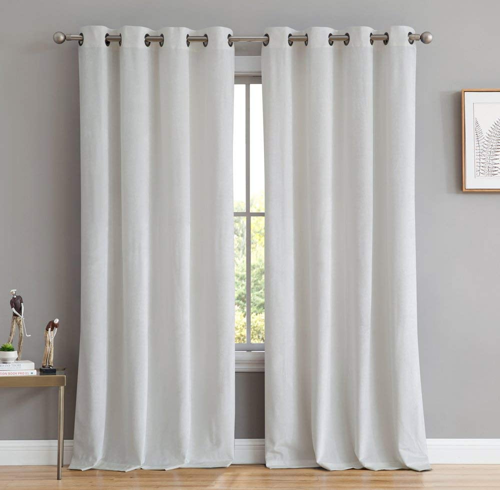 Complete Blackout Thermal Insulated Window Curtain Grommet Panels