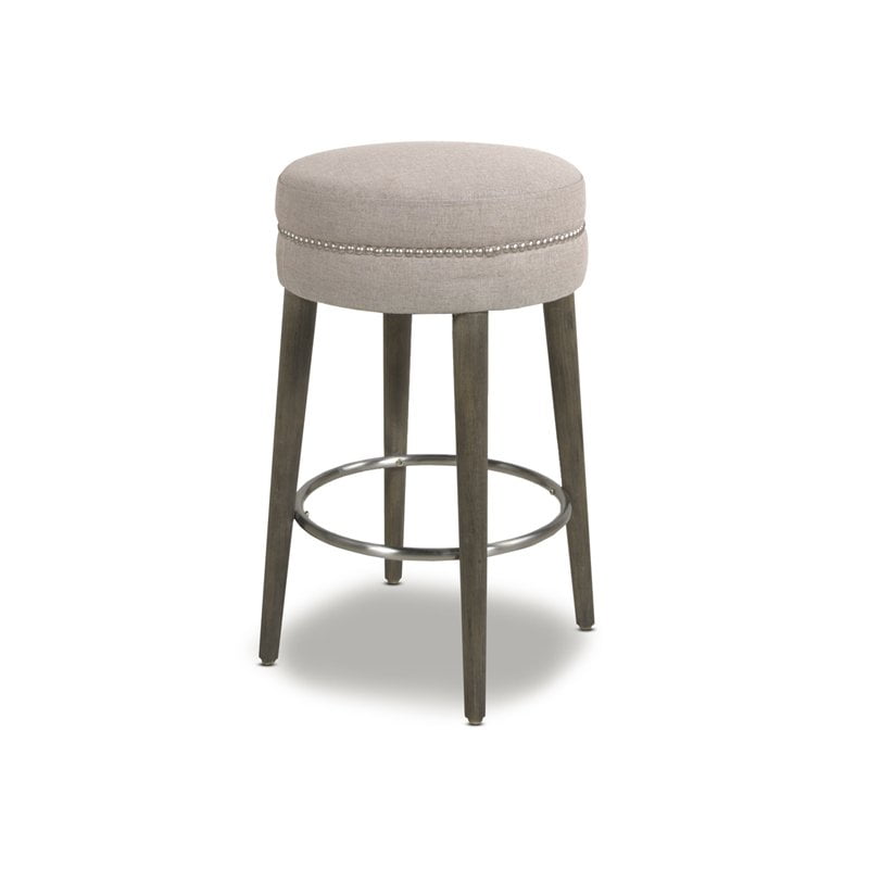 Jennifer Taylor Home Vesper 26 Round Counter Height Bar Stool Country Grey Walmart Com Walmart Com