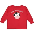 thumbnail image 3 of Inktastic Cow You Doin'? Cute Cow Boys or Girls Long Sleeve Toddler T-Shirt, 3 of 5