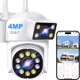 thumbnail image 1 of 2nlf® Cámara Vigilancia Wifi Exterior 2 Lente 2 Pantalla 4mp, 1 of 8