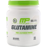 Essentials, Glutamine, Unflavored, 1.32 lbs (600 g), MusclePharm