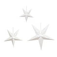 thumbnail image 4 of 11.8 Inch Star Paper Lanterns Paper Lampshade with LED Light Paper Lantern Moroccan Paper Stars 5 Pointed White Hollow Out Party Paper Star Decoration for Weddings Christmas Tree Birthday Celebration, 4 of 6