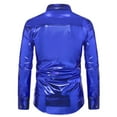 thumbnail image 3 of ZZHZGZ 4Th of July Slim fit T Shirts for Men Men's New Fall Fashion Color Collision Sequins Disco Shirt Men's Long Sleeved Shirt 4Th of July Tie Dye Tshirt Men S, 3 of 3