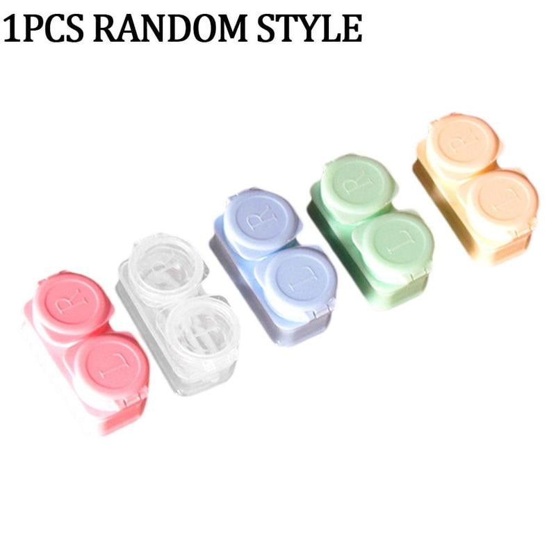 Travel Contact Lenses Case New Style Contact Lens Tweezers Suction Set Portable Soaking Container Contact Lens Box For Women Men