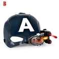 thumbnail image 4 of Aleko Marvel Avengers 4 Iron Man Capitán América Máscara Luz Sonido Cara abierta Casco Máscara para niños Halloween_c A THSIDNE ACTIVE Biensenido a ACTIVE, 4 of 4