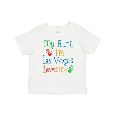 

Inktastic My Aunt in Las Vegas Loves Me Gift Baby Boy or Baby Girl T-Shirt