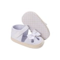 thumbnail image 2 of Franhais Baby Shoes, Solid Color/ Leopard Print Hollow Out Walking Shoes Footwear with Bowknot for Spring Fall, 0-18 Months, 2 of 7