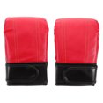 thumbnail image 1 of RENACLIPY 1 Paire de Gants de Boxe Rouges avec Demi-Doigt pour Entraînement de Boxe et Arts Martiaux, 1 of 7