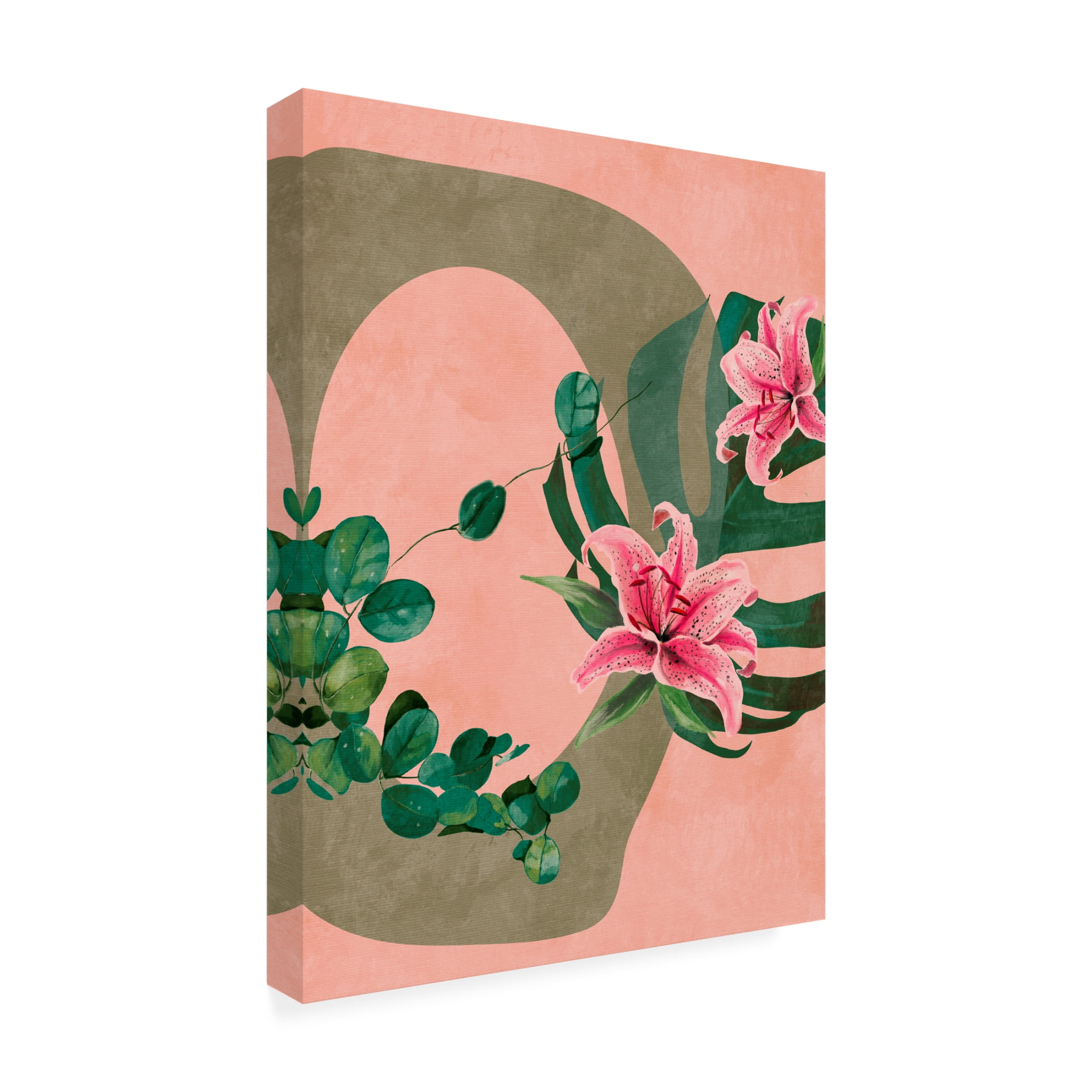 Trademark Fine Art Ana Rut Bre Leaves More 11 Canvas Wall Art