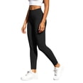 thumbnail image 4 of Vivianyo HD Women's Ribbed Textured High Waist Running Workout Yoga Leggings, Full Length Tight Active Pants for Women, Year Round Gym Bottoms for Fitness and Loungewear, Sizes S-XL, 4 of 7