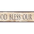 thumbnail image 2 of Chesapeake FF03281B God Bless Our Home Wallpaper Border, Blue, 2 of 2