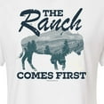 thumbnail image 3 of Yellowstone  - The Ranch Comes First  - Juniors Cropped Cotton Blend T-Shirt, 3 of 6