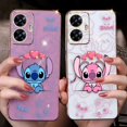 thumbnail image 2 of Anime Lilo Stitch Angel Couple Cover Smooth E-TPU Case REALME GT 2 NEO3 MASTER 7 8 8I 9I 10 11 C21Y C30 C33 C35 C53 C55 5G Case, 2 of 5